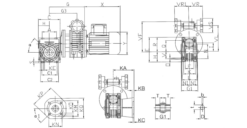 NMRV減速機UDL無級變速機參數(shù)